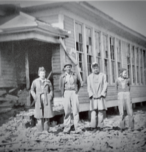 Damage to Maurice High School By 1943 Tornado (Abbeville Meridional) - Romain Picard Legacy Article